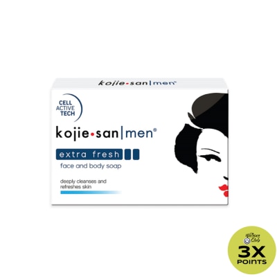 KOJIE SAN Men Extra Fresh Face And Body Soap 135G