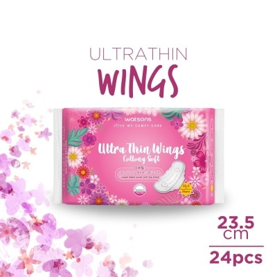 WATSONS Ultra Thin Wings Soft Dry 23.5cm 24pcs