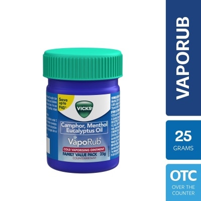 VICKS Vaporub 25g with Ready Display Box