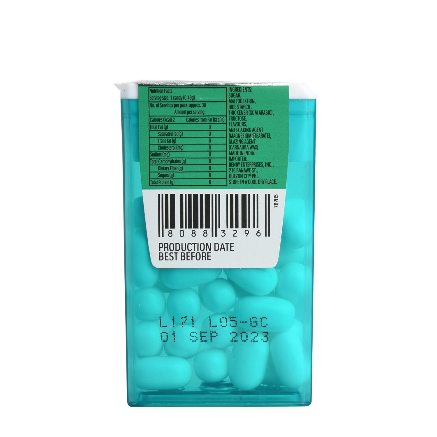 Spearmint Flavoured Candies 14.5g