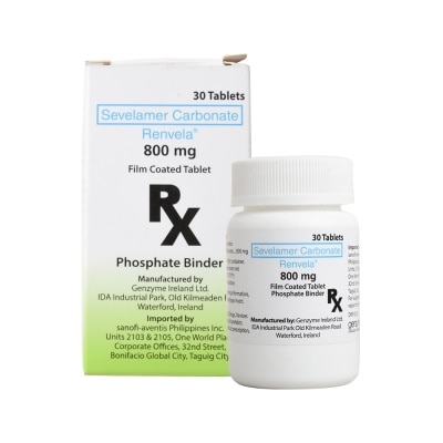 RENVELA - Renvela Sevelamer 800mg 1 Tablet [Prescription Required]