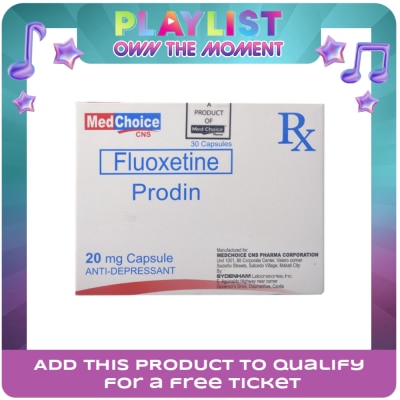 PRODIN - PRODIN Fluoxetine Hcl 20Mg Sold Per Piece [PRESCRIPTION REQUIRED]