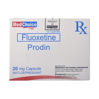 PRODIN Fluoxetine Hcl 20Mg 1 Capsule [PRESCRIPTION REQUIRED]