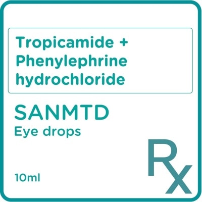 SANMTD Tropicamide + Phenylephrine Hydrochloride Eye drops 10ml [PRESCRIPTION REQUIRED]