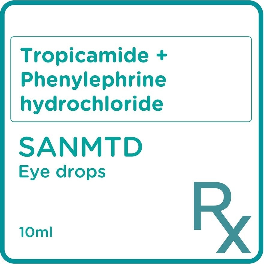 Tropicamide + Phenylephrine Hydrochloride Eye drops 10ml [PRESCRIPTION REQUIRED]