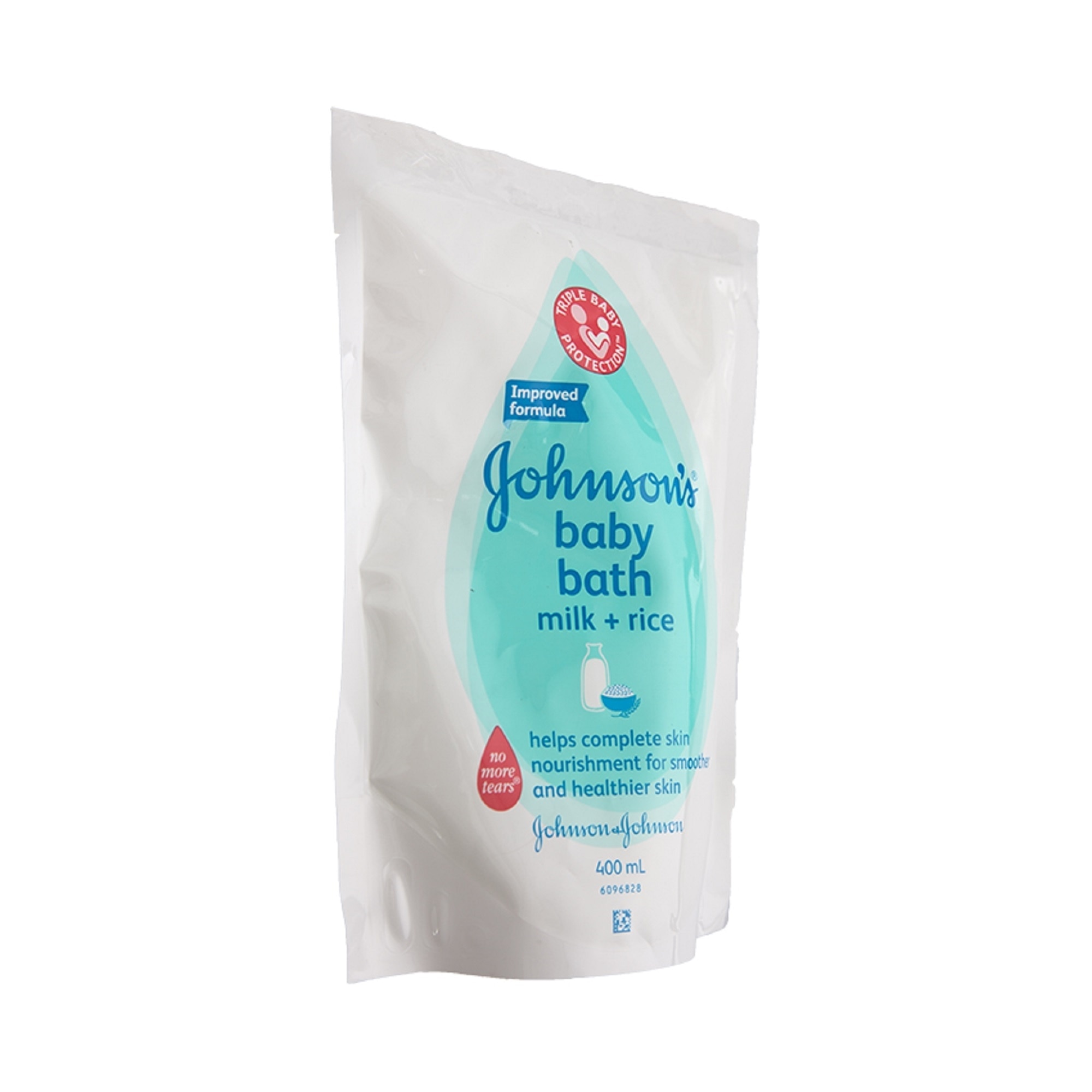 Johnson's Milk + Rice Baby Bath 400ml Refill-Baby Essentials,Baby Care,Baby Wash,Body Wash For Baby