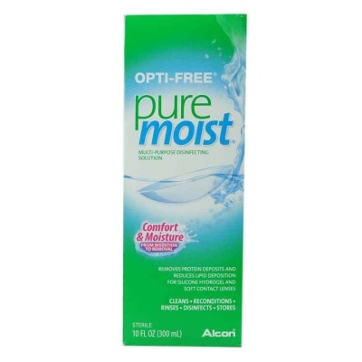 OPTI FREE Pure Moisturiser Contact Lens Solution 300ml