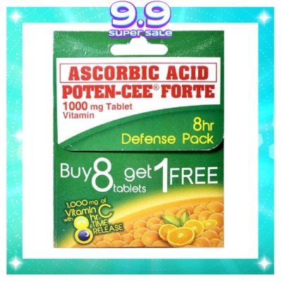 POTENCEE POTENCEE Forte 1000mg 8 + 1 Pack