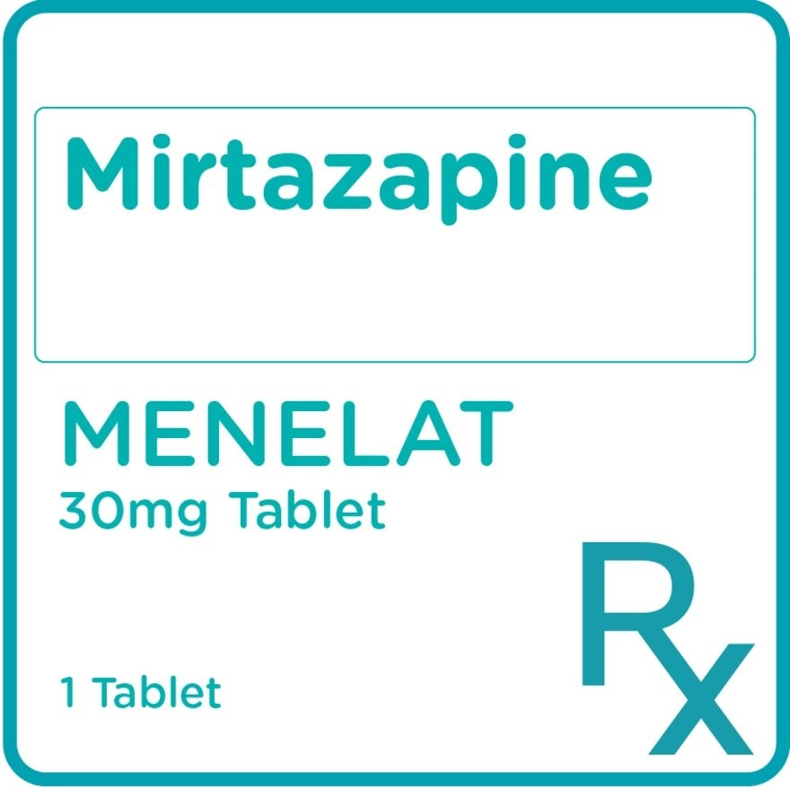 Mirtazapine 30mg 1 Film-Coated Tablet [PRESCRIPTION REQUIRED]