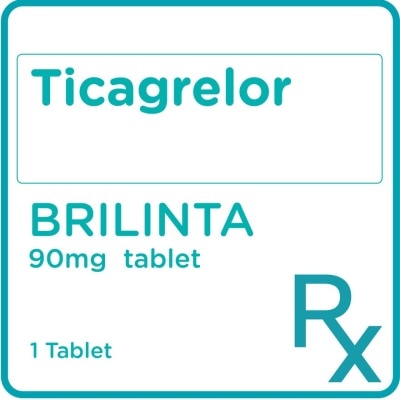 BRILINTA Ticagrelor 90mg 1 Tablet [PRESCRIPTION REQUIRED]