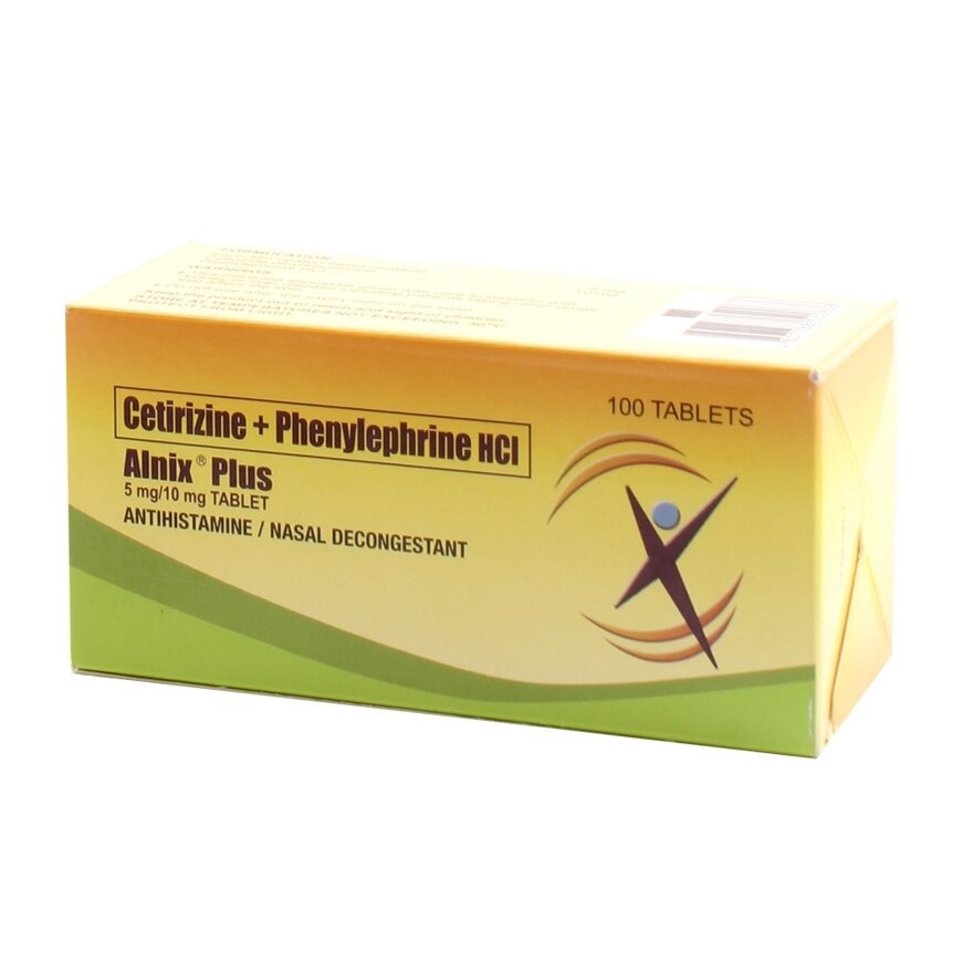 Cetirizine diHCl Phenylephrine HCl 5 mg/10 mg x1 Film-Coated Tablet