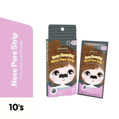 WATSONS Charcoal Nose Pore Strip 10 Sheets