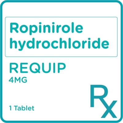 REQUIP Ropinirole Hcl 4Mg 1 Tablet [PRESCRIPTION REQUIRED]
