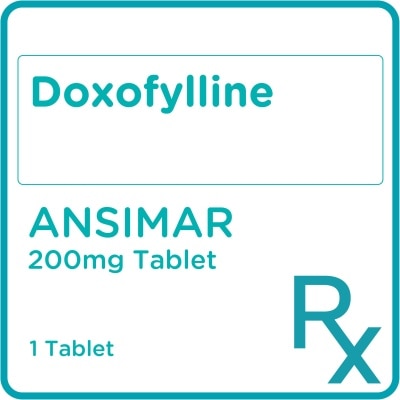 ANSIMAR Ansimar Doxofylline 200mg 1 Tablet [Prescription Required]