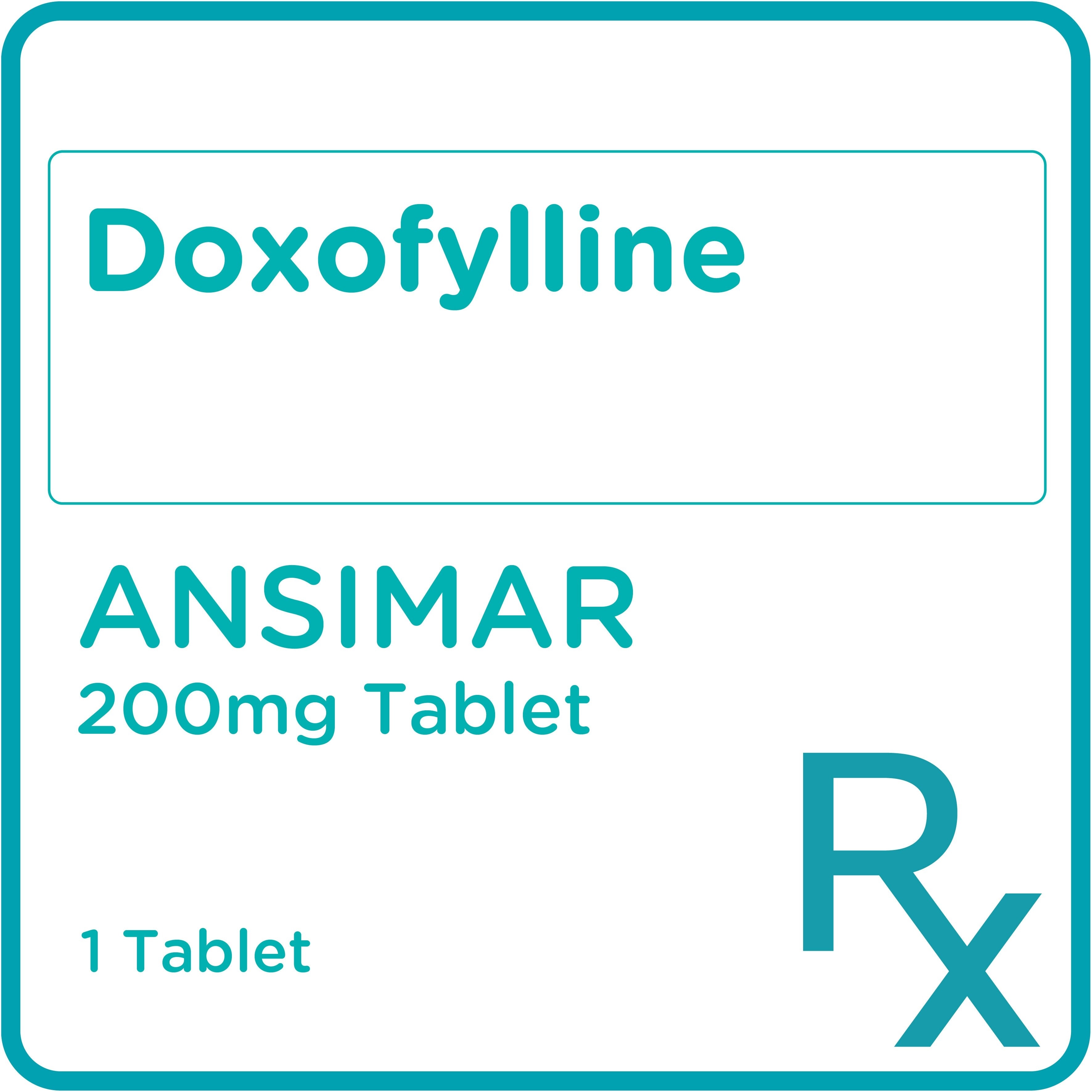 Ansimar Doxofylline 200mg 1 Tablet [Prescription Required]