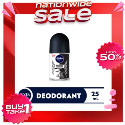 NIVEA NIVEA Men Deodorant Black & White Original Anti-Perspirant Roll-on 25ml