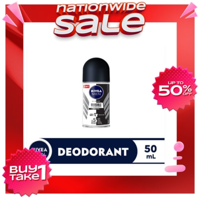 NIVEA Men Deodorant Black & White Original Anti-Perspirant Roll-on 50ml