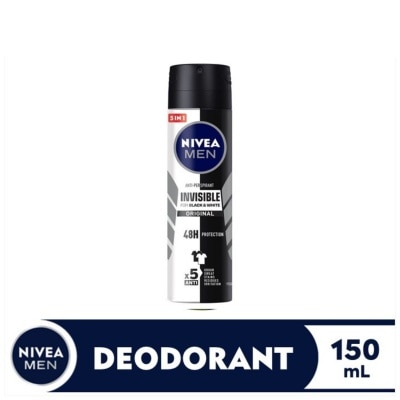 NIVEA Men Deodorant Black & White Original Anti-Perspirant Spray 150ml