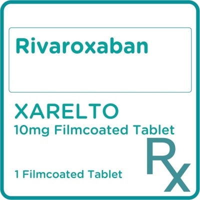 XARELTO Rivaroxaban 10mg 1 Film-coated Tablet [PRESCRIPTION REQUIRED]