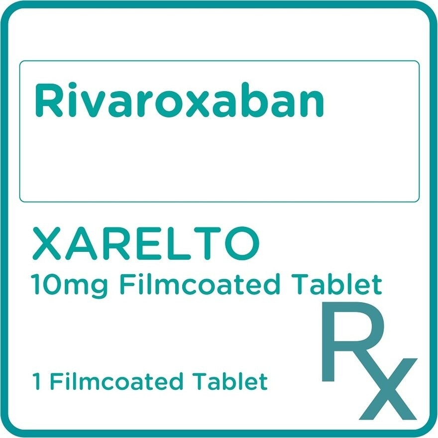 Rivaroxaban 10mg 1 Film-coated Tablet [PRESCRIPTION REQUIRED]