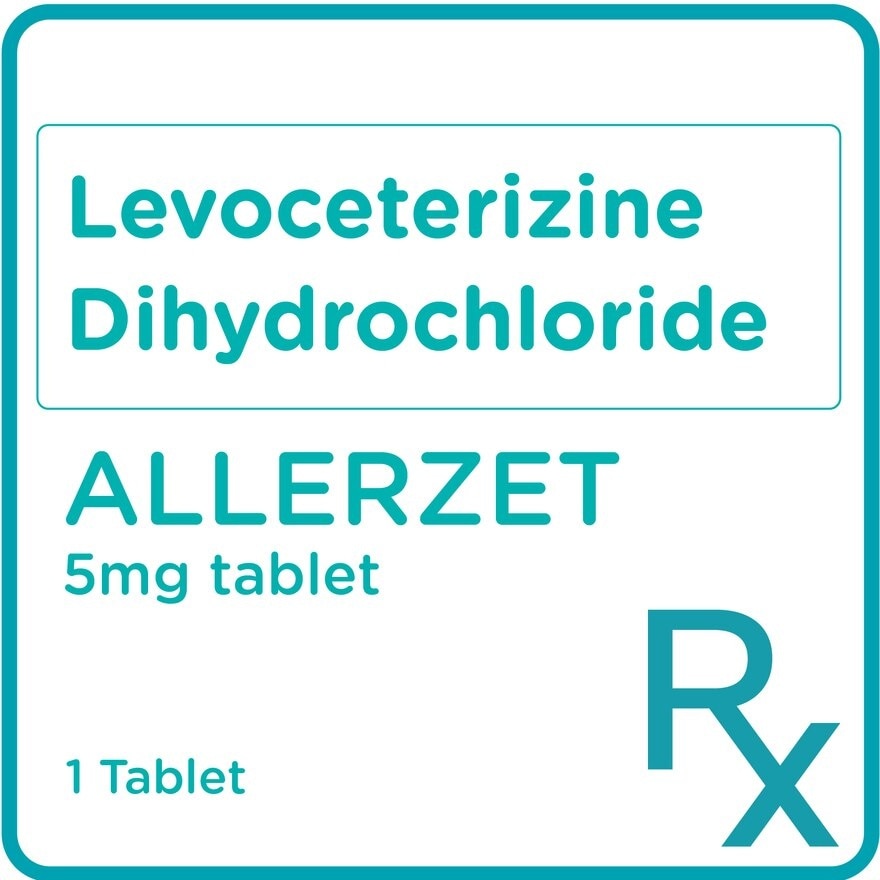 Levoceterizine Dihydrochloride 5mg 1 Tablet [PRESCRIPTION REQUIRED]