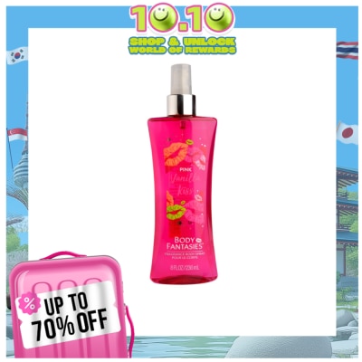 BODY FANTASIES Pink Vanilla Kiss Fantasy Body Spray 236ml