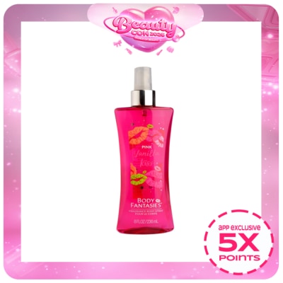 BODY FANTASIES - Pink Vanilla Kiss Fantasy Body Spray 236ml