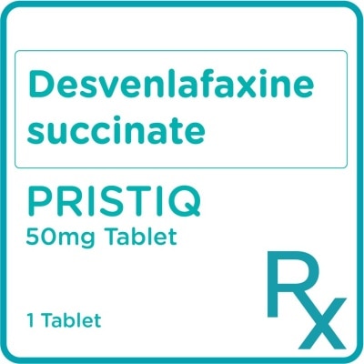 PRISTIQ Desvenlafaxine succinate 50mg 1 Tablet [PRESCRIPTION REQUIRED]