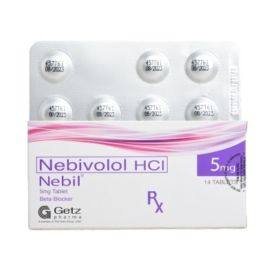 NEBIL Nebivolol Hcl 5mg 1 Tablet [PRESCRIPTION REQUIRED]