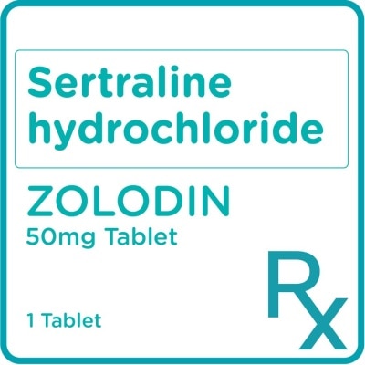 ZOLODIN Sertraline hydrochloride 50mg 1 Tablet [PRESCRIPTION REQUIRED]