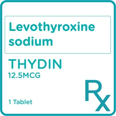 THYDIN Thydin Levothyroxine 12.5mcg 1Tablet [Prescription Required]