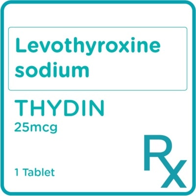 THYDIN Levothyroxine Na 25mcg 1 Tablet [PRESCRIPTION REQUIRED]