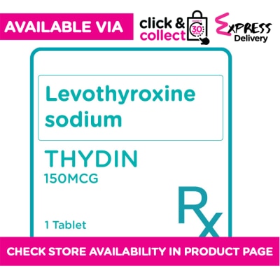 THYDIN Thydin Levothyroxine 150mcg 1Tablet [Prescription Required]