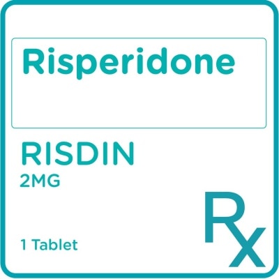 RISDIN Risdin Risperidone 2mg 1Tablet [Prescription Required]