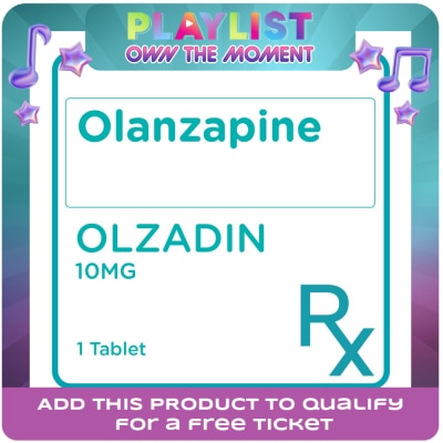 OLZADIN - Olanzapine 10mg 1 Tablet [PRESCRIPTION REQUIRED]