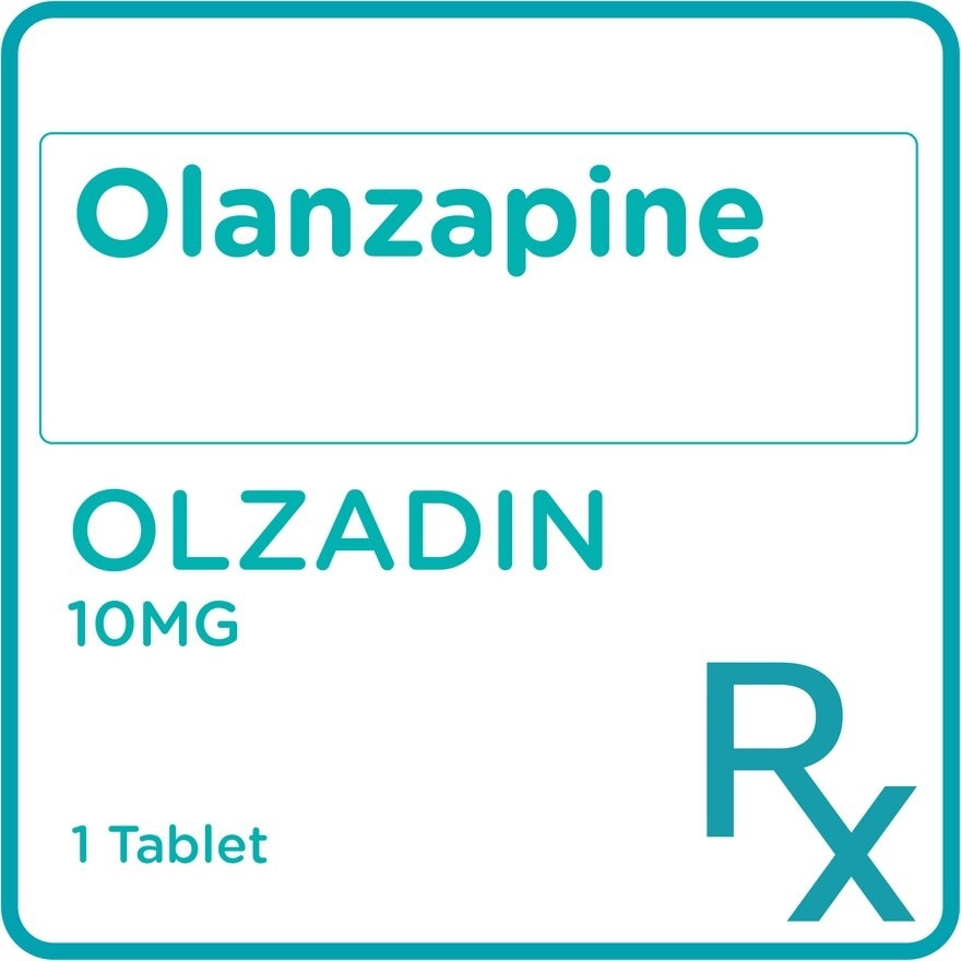 Olanzapine 10mg 1 Tablet [PRESCRIPTION REQUIRED]