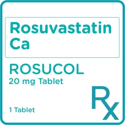 ROSUCOL Rosucol Rosuvastatin 20mg 1 Tablet [Prescription Required]