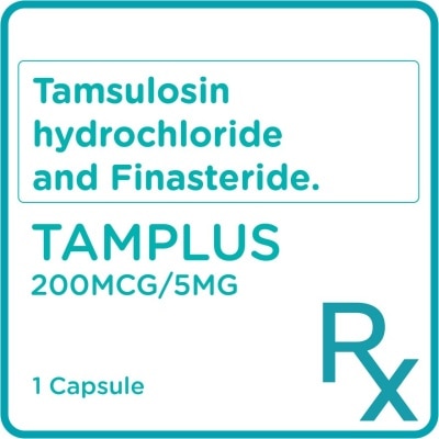 TAMPLUS Tamplus Tamsulosin 200mcg+ Finasteride 5mg 1 capsule [Prescription Required]