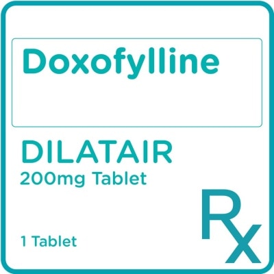 DILATAIR Doxofylline 200mg 1 Tablet [PRESCRIPTION REQUIRED]