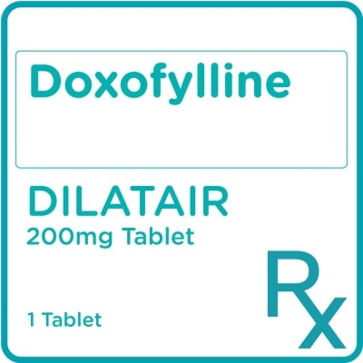 DILATAIR Doxofylline 200mg 1 Tablet [PRESCRIPTION REQUIRED]