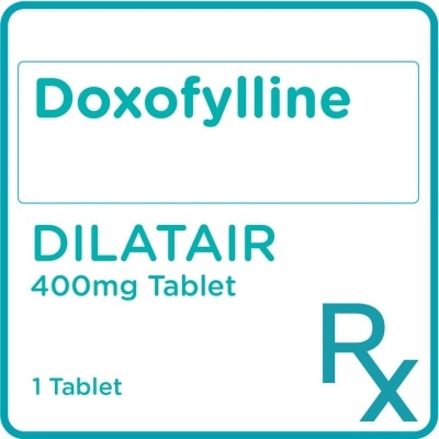 DILATAIR Doxofylline 400mg 1 Tablet [PRESCRIPTION REQUIRED]