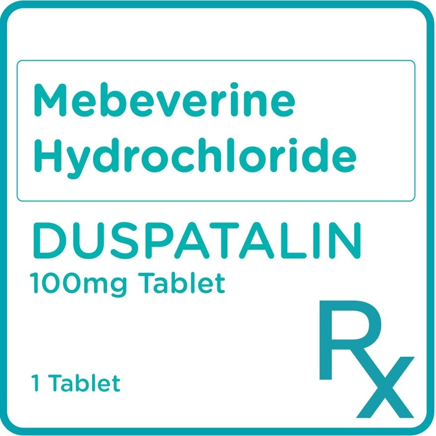 Mebeverine Hydrochloride 100mg 1 Tablet [PRESCRIPTION REQUIRED]