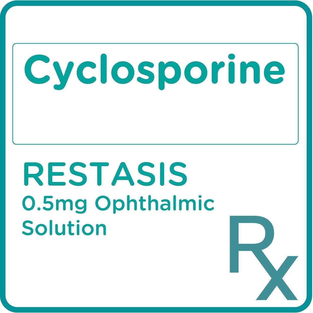 Cyclosporine 0.5mg Ophthalmic Solution [PRESCRIPTION REQUIRED]