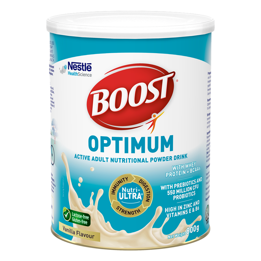 BOOST Optimum Vanilla Flavour 800g