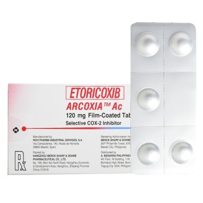 ARCOXIA ARCOXIA Etoricoxib 120mg 5s 1 Box [PRESCRIPTION REQUIRED]