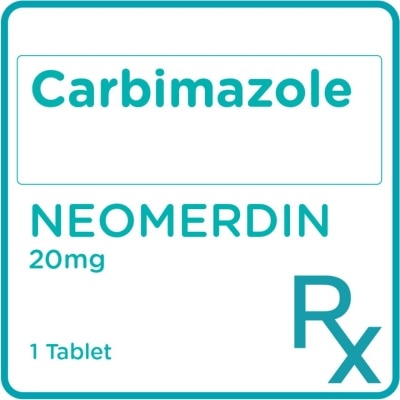 NEOMERDIN Carbimazole 20 mg 1 Tablet [PRESCRIPTION REQUIRED]