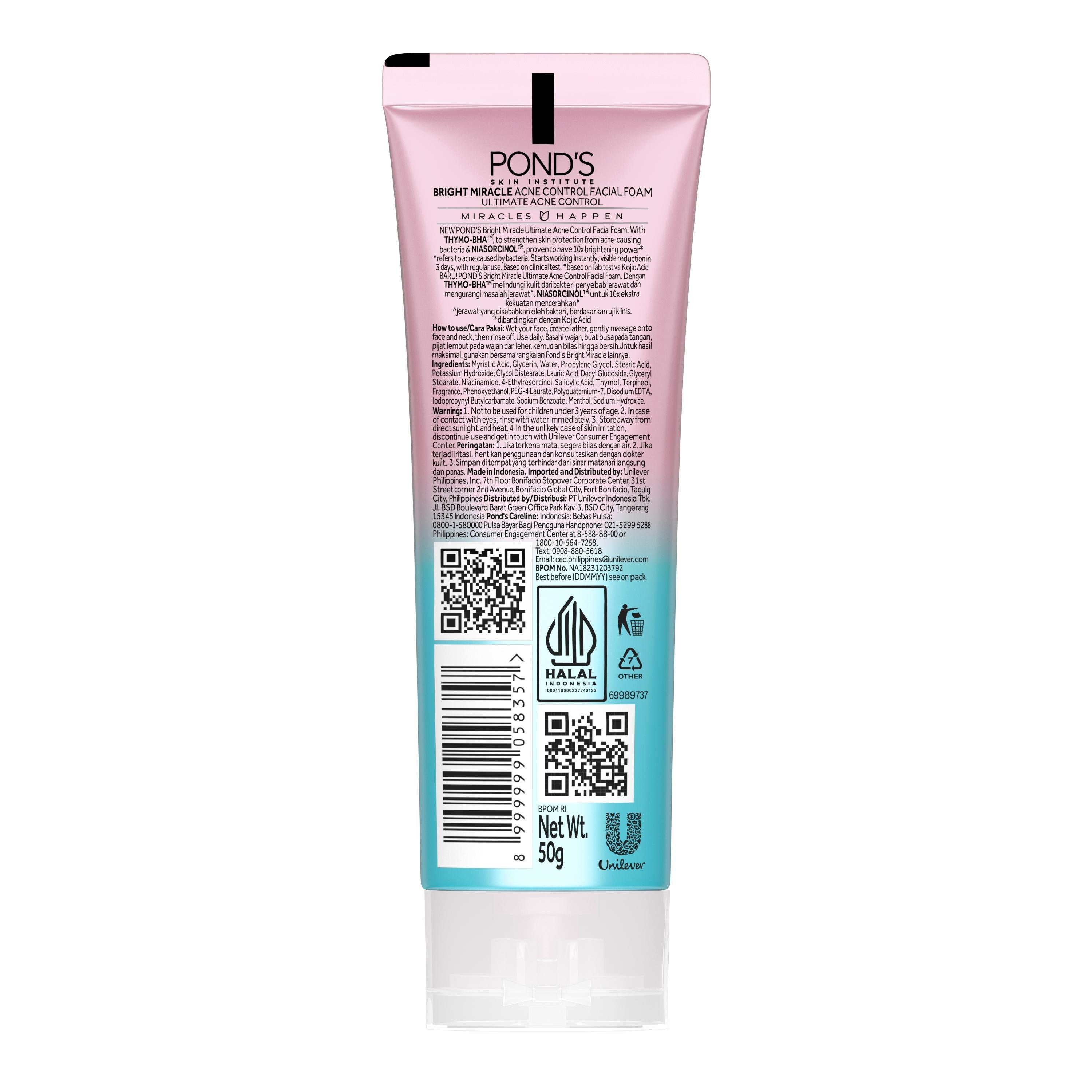 PONDS Acne Controlfacial Wash 50g