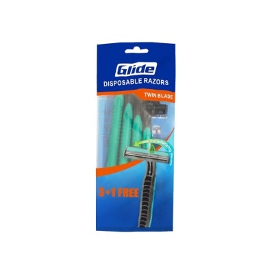 GLIDE Disposable Razors Twin Blade 3+1