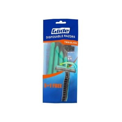 GLIDE Disposable Razors Twin Blade 3+1
