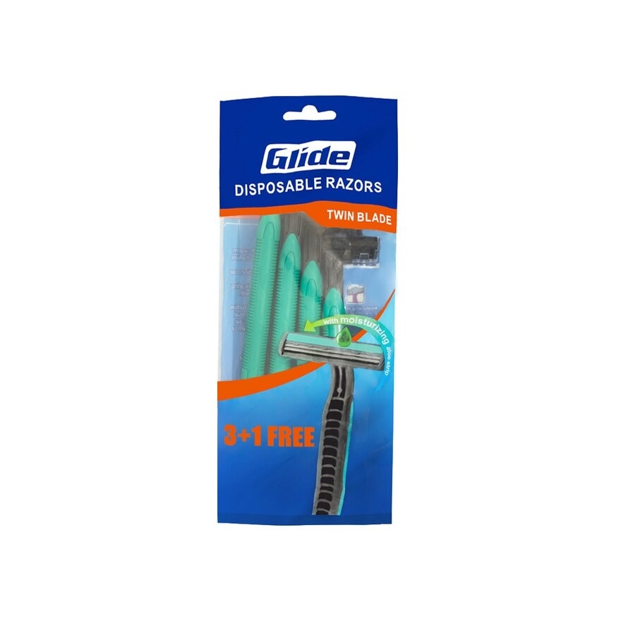 Disposable Razors Twin Blade 3+1